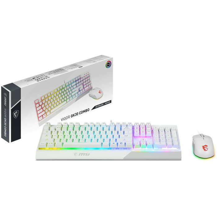 MSI Vigor GK30 Combo White Teclado y Ratón Gaming