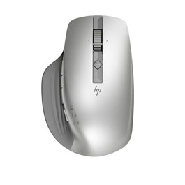 HP 930 Creator - Ratón Inalámbrico Bluetooth para Creadores y Diseñadores, 3000 DPI, 7 Botones Programables, Ergonómico para Diestros, Plata