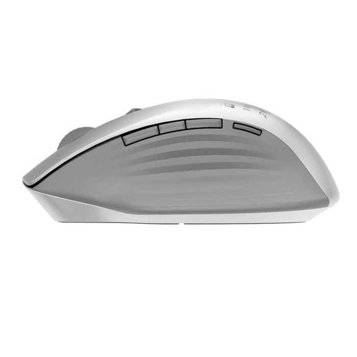 HP 930 Creator - Ratón Inalámbrico Bluetooth para Creadores y Diseñadores, 3000 DPI, 7 Botones Programables, Ergonómico para Diestros, Plata