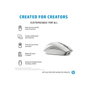 HP Ratón inalámbrico 930 Creator Plata