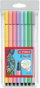 Stabilo Pen 68 Estuche de 8 Rotuladores Colores Pastel 1 mm