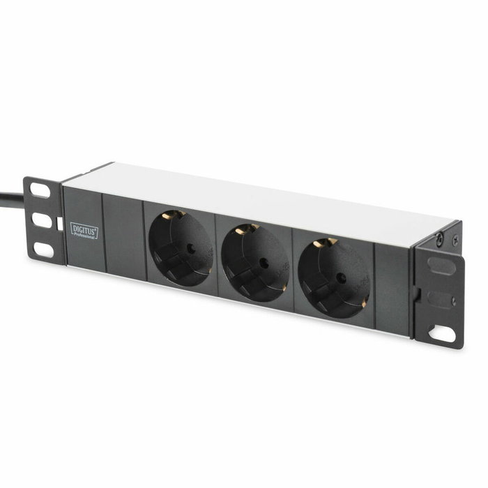 Digitus Regleta de enchufes DN-95411 con 3 tomas y cable de 2 m