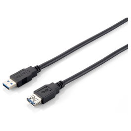 Equip Cable de Extensión USB 3.0 Tipo A Macho a Hembra 3m