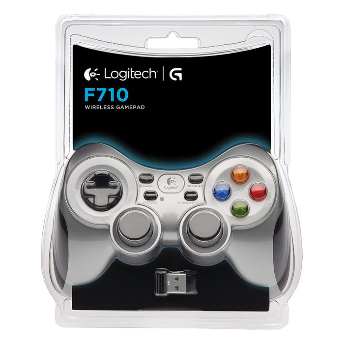 Logitech F710 Gamepad Inalámbrico 2,4 GHz Negro y Plata