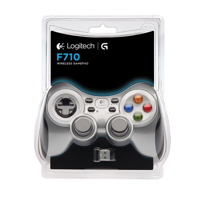 Logitech F710 Gamepad Inalámbrico 2,4 GHz Negro y Plata
