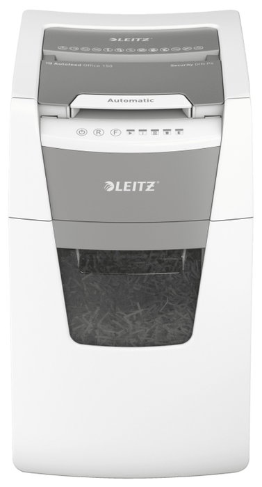 Leitz IQ 150 Autofeed Destructora de Documentos P4, 44L, Gris y Blanco