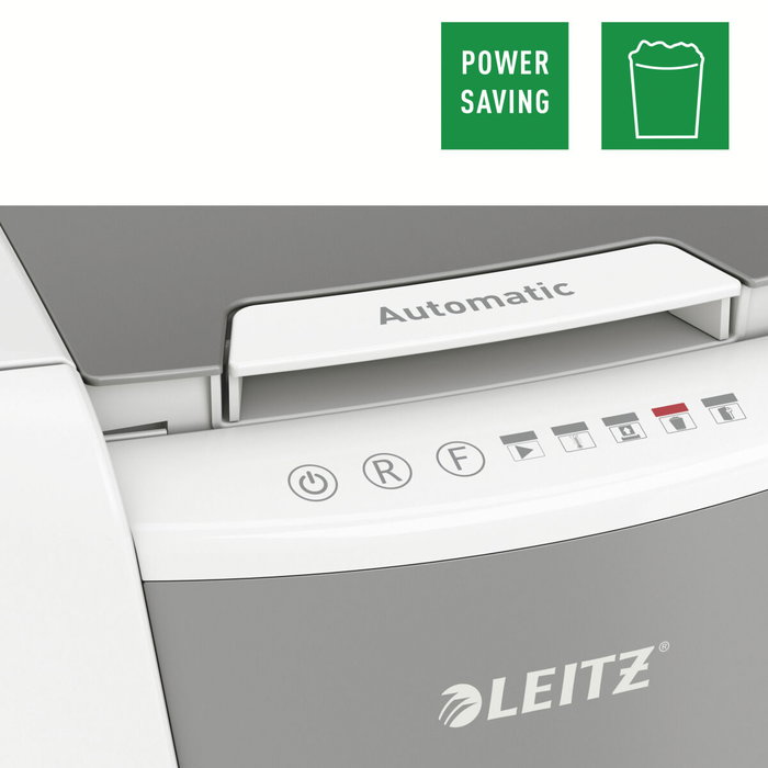 Leitz IQ 150 Autofeed Destructora de Documentos P4, 44L, Gris y Blanco
