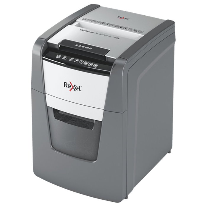 Rexel Optimum AutoFeed+ 100X Negro, Gris Rexel Optimum AutoFeed+ 100X Negro, Gris
