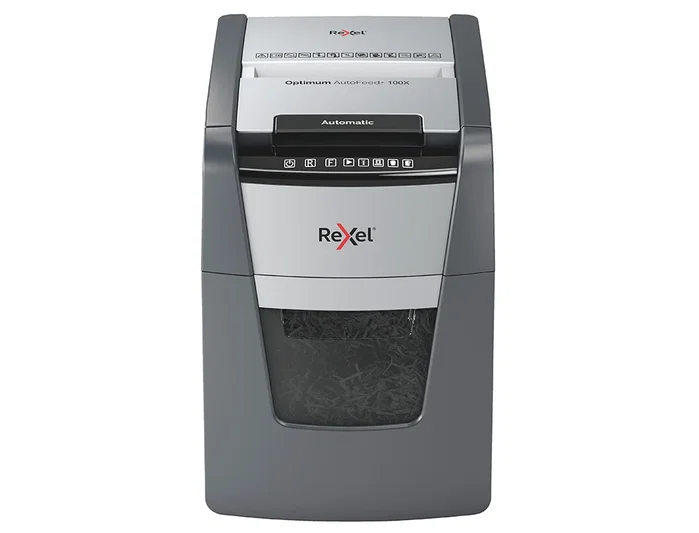 Rexel Optimum AutoFeed+ 100X Negro, Gris Rexel Optimum AutoFeed+ 100X Negro, Gris