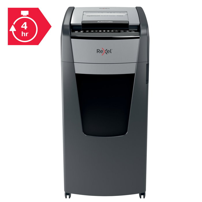 Rexel Autofeed+ 750X - Trituradora de Papel de Corte Cruzado, 23 Hojas, Autoalimentación, 55 dB, Negro y Gris Rexel Autofeed+ 750X - Trituradora de Papel de Corte Cruzado, 23 Hojas, Autoalimentación, 55 dB, Negro y Gris