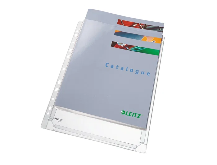 Leitz Fundas Multitaladro con Fuelle A4, Pack de 5 unidades