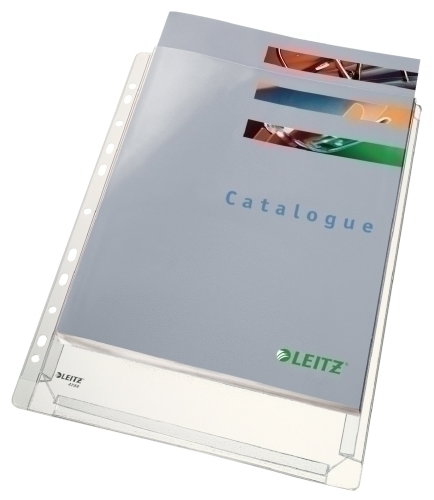 Leitz Fundas Multitaladro con Fuelle A4, Pack de 5 unidades