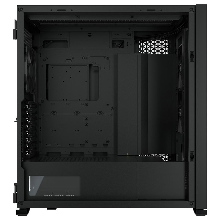 Corsair 7000D Airflow Caja PC Gaming Full-Tower Negro con Panel de Vidrio Templado, Soporta ATX/EATX, 11 Ranuras, Ventiladores 140mm, Gestión de Cables