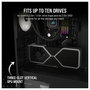 Corsair 7000D Airflow Caja PC Gaming Full-Tower Negro con Panel de Vidrio Templado, Soporta ATX/EATX, 11 Ranuras, Ventiladores 140mm, Gestión de Cables