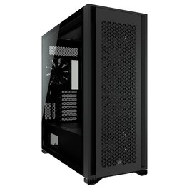 Corsair 7000D Airflow Caja PC Gaming Full-Tower Negro con Panel de Vidrio Templado, Soporta ATX/EATX, 11 Ranuras, Ventiladores 140mm, Gestión de Cables