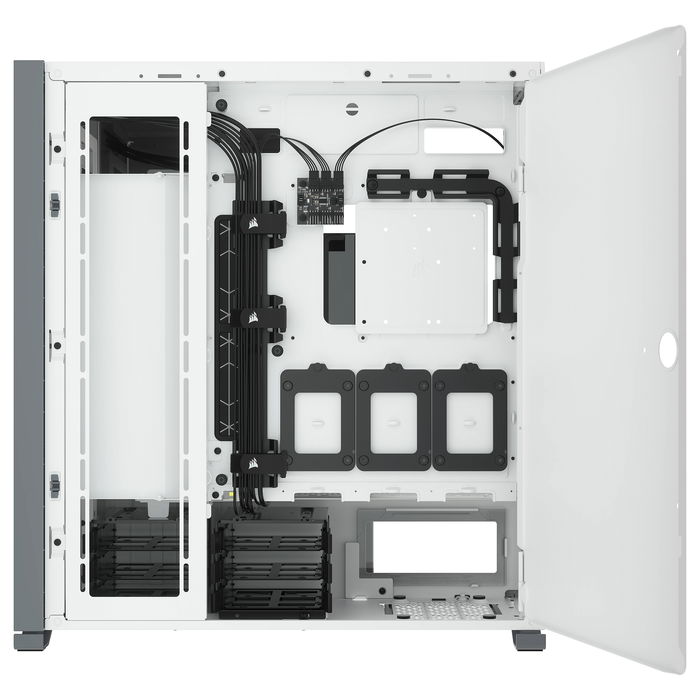 Corsair 7000D Airflow Torre Completa para Gaming - Caja PC Blanco con Ventana Lateral de Cristal Templado, Compatible con ATX, micro-ATX, Mini-ITX, Gestión de Cables