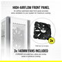 Corsair 7000D Airflow Torre Completa para Gaming - Caja PC Blanco con Ventana Lateral de Cristal Templado, Compatible con ATX, micro-ATX, Mini-ITX, Gestión de Cables