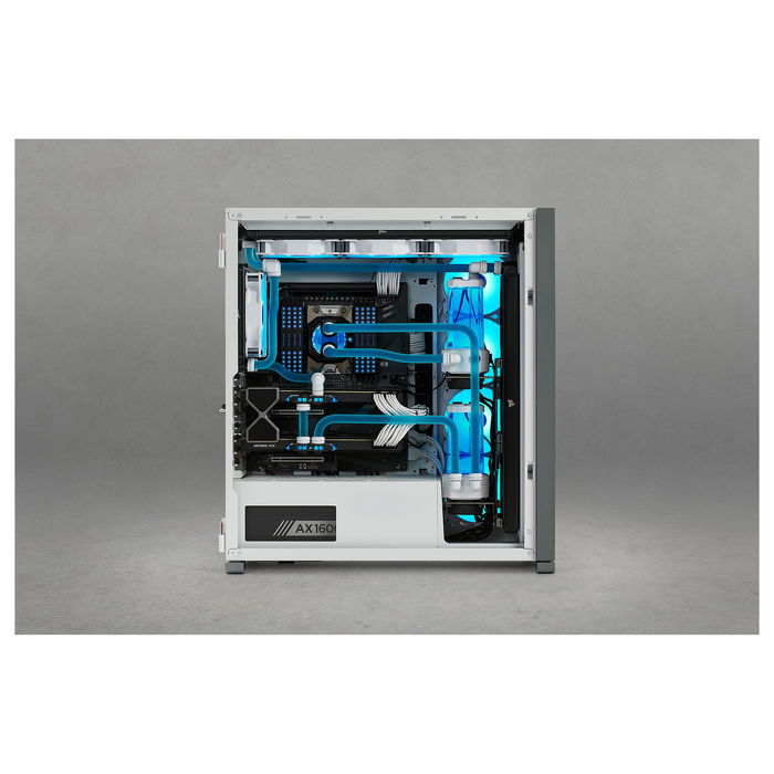 Corsair 7000D Airflow Torre Completa para Gaming - Caja PC Blanco con Ventana Lateral de Cristal Templado, Compatible con ATX, micro-ATX, Mini-ITX, Gestión de Cables