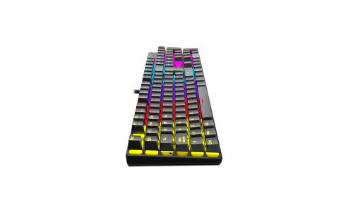 Krom NXKROMKASIC Teclado Gaming Mecánico QWERTY Español Retroiluminación LED RGB USB Full-size Negro