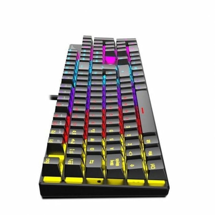 Krom Kasic Teclado Gaming Mecánico Red Switch RGB Rainbow Negro Krom Kasic Teclado Gaming Mecánico Red Switch RGB Rainbow Negro