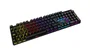 Krom Teclado Mecánico Gaming USB para PC, 105 Teclas QWERTY Inglés 100% con Retroiluminación LED RGB, Antighosting y Teclado Numérico - Negro