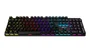 Krom Teclado Mecánico Gaming USB para PC, 105 Teclas QWERTY Inglés 100% con Retroiluminación LED RGB, Antighosting y Teclado Numérico - Negro