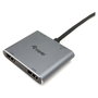 Equip Adaptador USB-C a 2x HDMI, USB-A 3.0, PD para 4K 30Hz - 0.15 metros