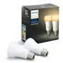 Philips Hue PHI8719514291256 Bombilla LED E27 Blanca Ambiance Equivalente 75W, 1100 Lumen, Bluetooth, Pack 2