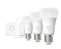 Philips Hue White Kit de inicio con 3 bombillas inteligentes E27 y regulador de intensidad