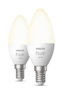 Philips Hue White Bombillas LED inteligentes E14 - Compatible con Bluetooth - Paquete de 2