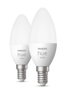 Philips Hue White Bombillas LED inteligentes E14 - Compatible con Bluetooth - Paquete de 2