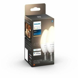 Philips Hue White Bombillas LED inteligentes E14 - Compatible con Bluetooth - Paquete de 2