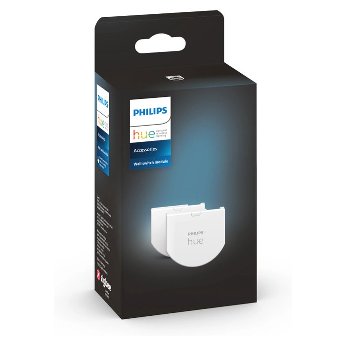 Philips Hue Módulo de interruptor de pared, Pack de 2, Blanco