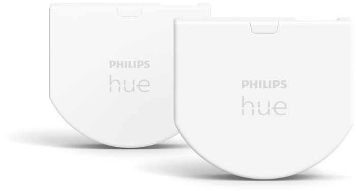 Philips Hue Módulo de interruptor de pared, Pack de 2, Blanco