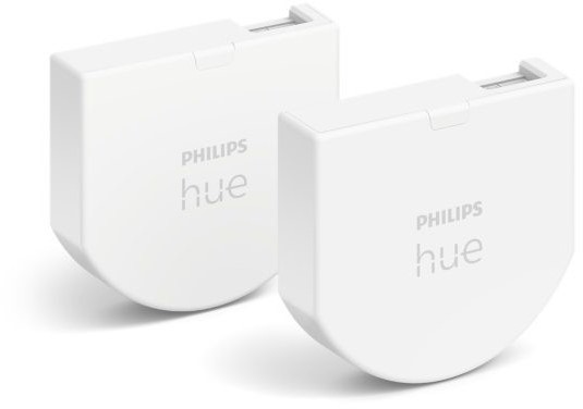 Philips Hue Módulo de interruptor de pared, Pack de 2, Blanco