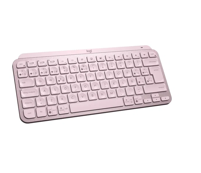 Logitech MX Keys Mini Rosa QWERTY inalámbrico con retroiluminación inteligente Logitech MX Keys Mini Rosa QWERTY inalámbrico con retroiluminación inteligente