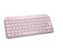Logitech MX Keys Mini Rosa QWERTY inalámbrico con retroiluminación inteligente