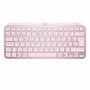 Logitech MX Keys Mini Rosa QWERTY inalámbrico con retroiluminación inteligente