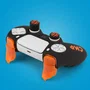 Blade Gaming Kit Control Mod Pro - Funda Silicona, Gatillos y Grips para Mando PS5, Negro/Naranja