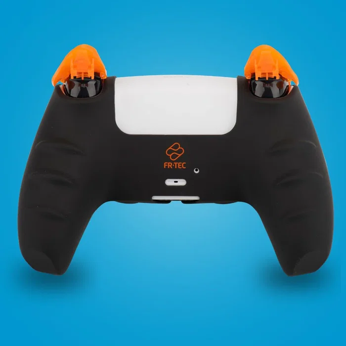 Blade Gaming Kit Control Mod Pro - Funda Silicona, Gatillos y Grips para Mando PS5, Negro/Naranja