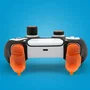 Blade Gaming Kit Control Mod Pro - Funda Silicona, Gatillos y Grips para Mando PS5, Negro/Naranja