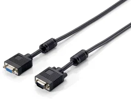 Equip Cable VGA 1,8 m Macho/Hembra Negro