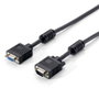 Equip Cable VGA HD15 Macho/Hembra 1,8m Negro