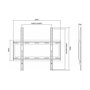 Equip Soporte de Pared Fijo 650310 para Pantallas de 32 a 55 Pulgadas