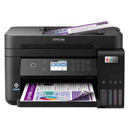 Epson ET-3850 Impresora Multifunción EcoTank 3 en 1, A4, Wi-Fi, ADF, Duplex, Inyección de Tinta, Color, 4800 x 1200 DPI