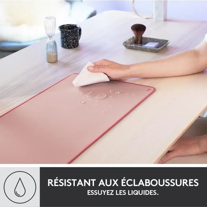Logitech Desk Mat Studio Series Rosa Oscuro