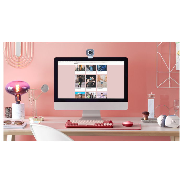 Logitech Desk Mat Studio Series Rosa Oscuro