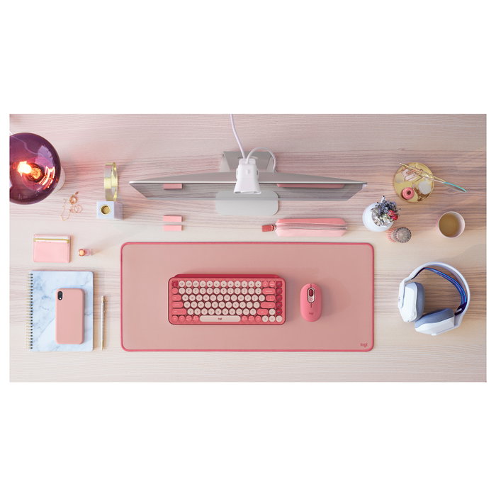 Logitech Desk Mat Studio Series Rosa Oscuro
