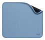 Logitech 956-000051 Alfombrilla de Ratón Studio, Azul Gris, 23x20 cm, Tela, Poliéster Reciclado, Base Antideslizante, Resistente a Derrames