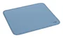 Logitech 956-000051 Alfombrilla de Ratón Studio, Azul Gris, 23x20 cm, Tela, Poliéster Reciclado, Base Antideslizante, Resistente a Derrames